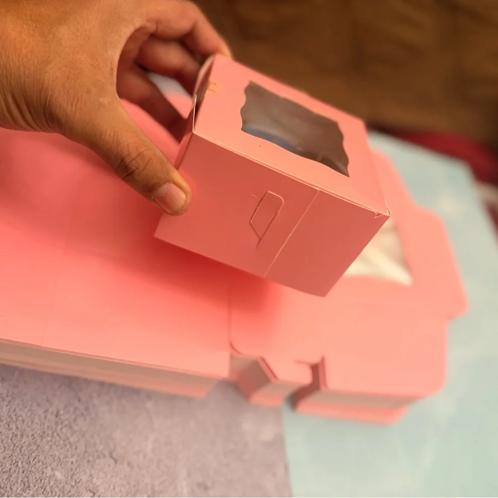 Set 100 box. Pink Gift Box